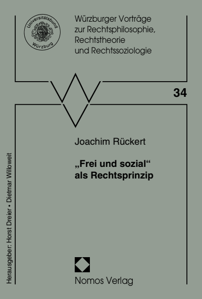Cover des Buchs: "Frei und sozial" als Rechtsprinzip