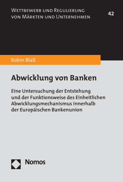 Cover des Buchs: Abwicklung von Banken