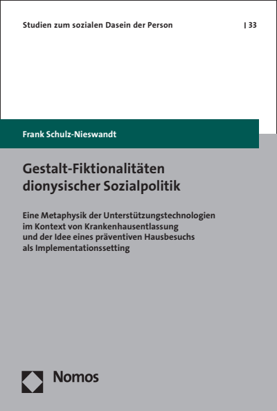 Cover des Buchs: Gestalt-Fiktionalitäten dionysischer Sozialpolitik