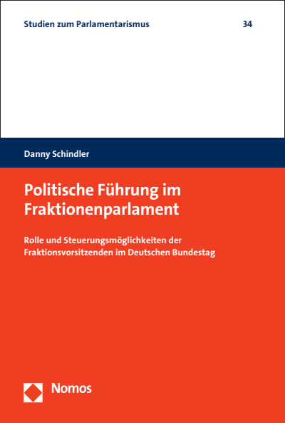 Cover des Buchs: Politische Führung im Fraktionenparlament