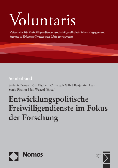 Cover des Buchs: Entwicklungspolitische Freiwilligendienste im Fokus der Forschung