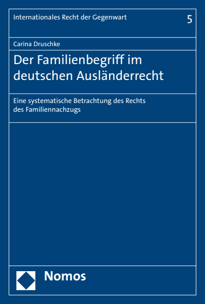 Cover des Buchs: Der Familienbegriff im deutschen Ausländerrecht