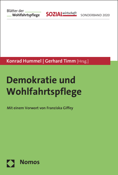 Cover des Buchs: Demokratie und Wohlfahrtspflege