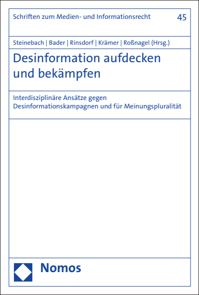 Cover des Buchs: Desinformation aufdecken und bekämpfen