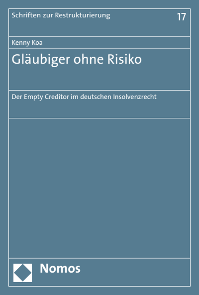 Cover des Buchs: Gläubiger ohne Risiko