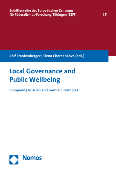 Cover des Buchs: Local Governance and Public Wellbeing