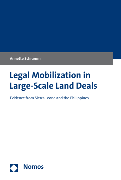 Cover des Buchs: Legal Mobilization in Large-Scale Land Deals