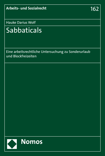 Cover of book: Sabbaticals