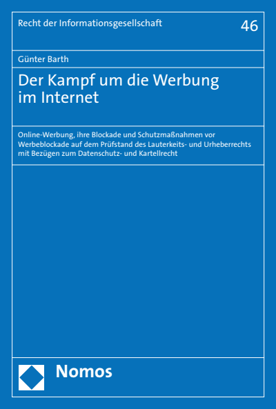 Cover des Buchs: Der Kampf um die Werbung im Internet
