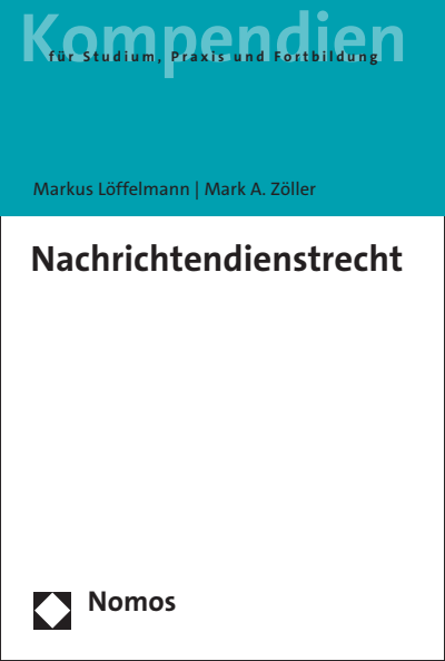 Cover des Buchs: Nachrichtendienstrecht