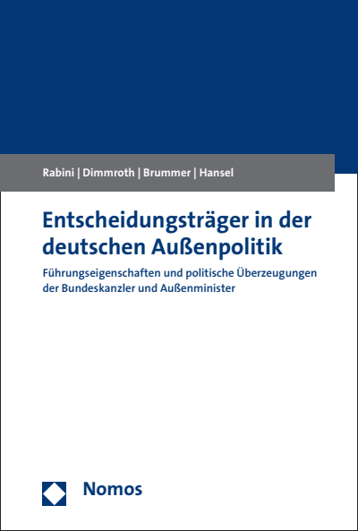 Cover des Buchs: Entscheidungsträger in der deutschen Außenpolitik