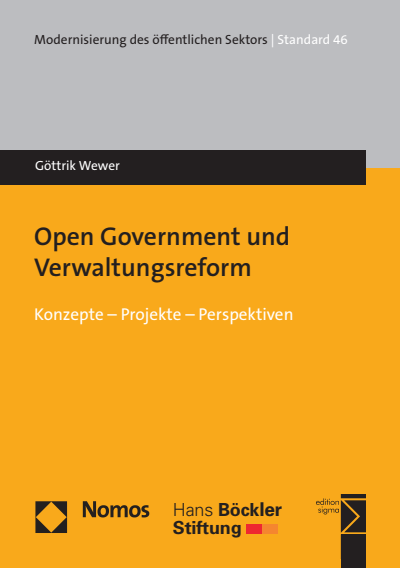 Cover des Buchs: Open Government und Verwaltungsreform