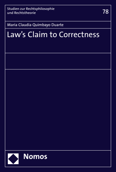 Cover of book: Law´s Claim to Correctness