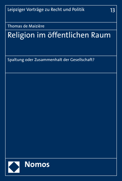 Cover des Buchs: Religion im öffentlichen Raum