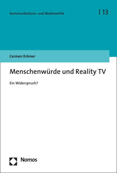 Cover des Buchs: Menschenwürde und Reality TV