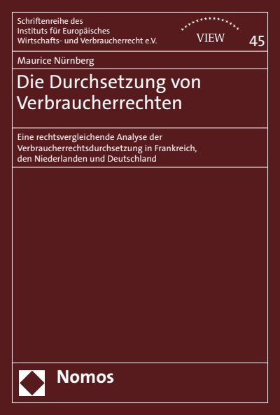 Cover of book: Die Durchsetzung von Verbraucherrechten