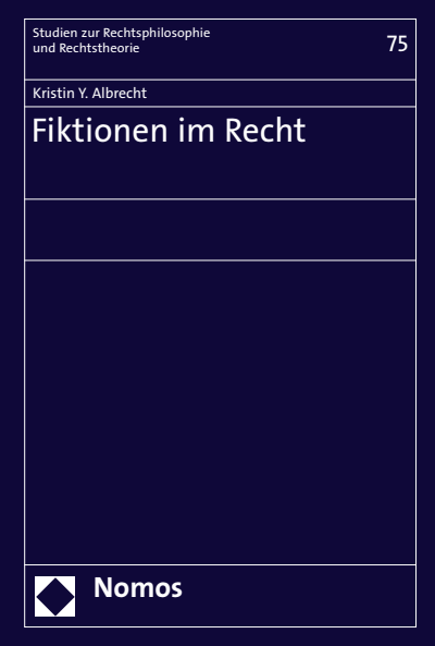 Cover of book: Fiktionen im Recht