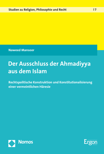Cover of book: Der Ausschluss der Ahmadiyya aus dem Islam