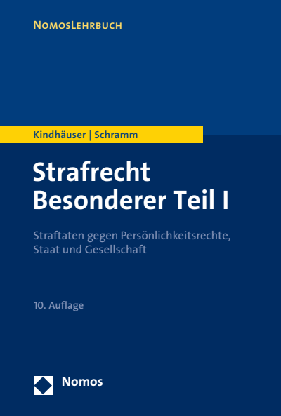 Cover des Buchs: Strafrecht Besonderer Teil I