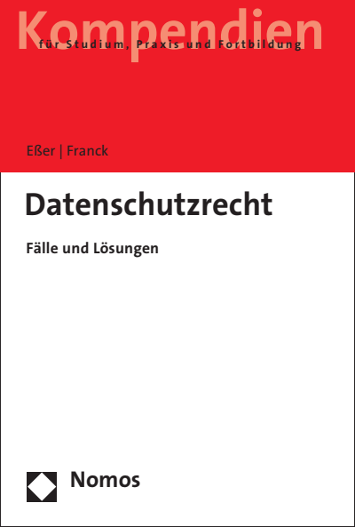 Cover des Buchs: Datenschutzrecht