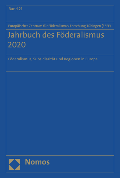 Cover des Buchs: Jahrbuch des Föderalismus 2020