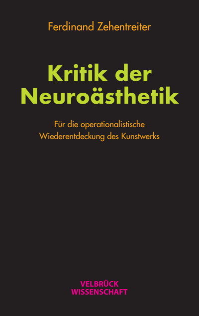 Cover des Buchs: Kritik der Neuroästhetik