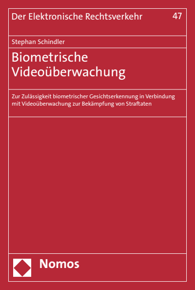 Cover des Buchs: Biometrische Videoüberwachung