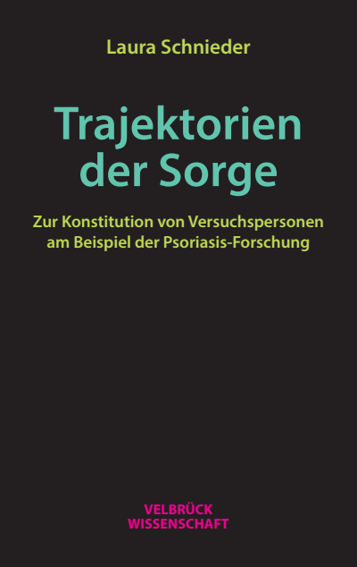 Cover des Buchs: Trajektorien der Sorge