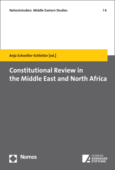 Cover des Buchs: Constitutional Review in the Middle East and North Africa