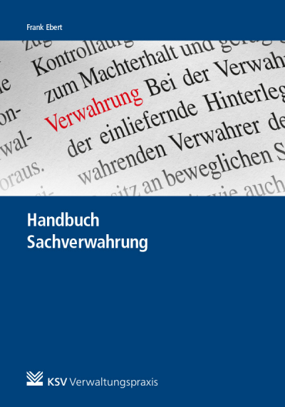 Cover des Buchs: Handbuch Sachverwahrung