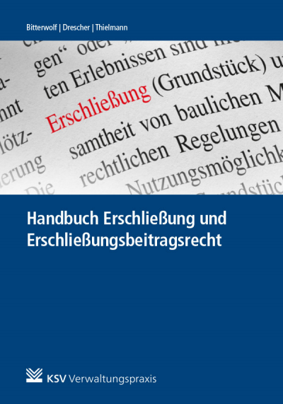 Cover des Buchs: Handbuch Erschließung und Erschließungsbeitragsrecht