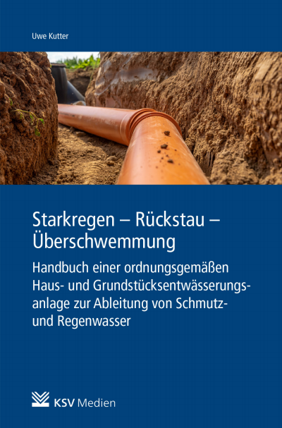 Cover des Buchs: Starkregen - Rückstau - Überschwemmung