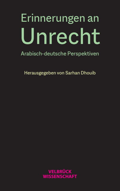 Cover des Buchs: Erinnerungen an Unrecht