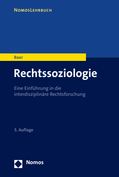 Cover des Buchs: Rechtssoziologie