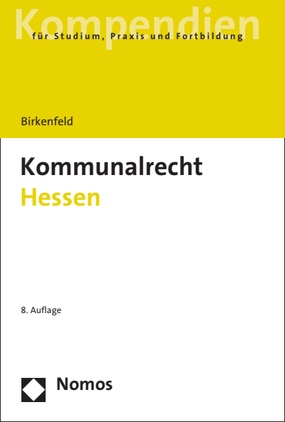 Cover des Buchs: Kommunalrecht Hessen