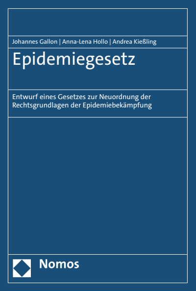Cover des Buchs: Epidemiegesetz