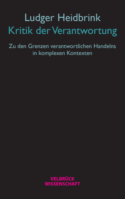 Cover des Buchs: Kritik der Verantwortung