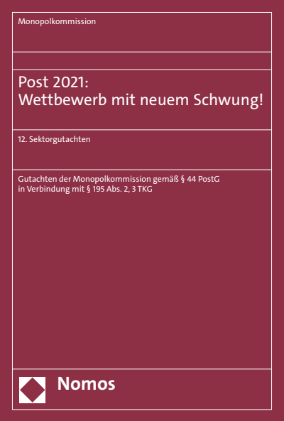 Cover of book: Post 2021: Wettbewerb mit neuem Schwung!