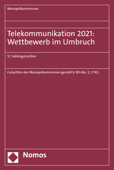 Cover of book: Telekommunikation 2021: Wettbewerb im Umbruch