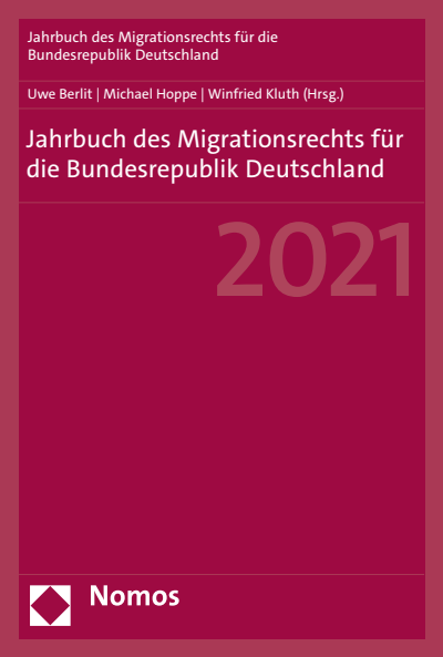 Cover of book: Jahrbuch des Migrationsrechts für die Bundesrepublik Deutschland 2021