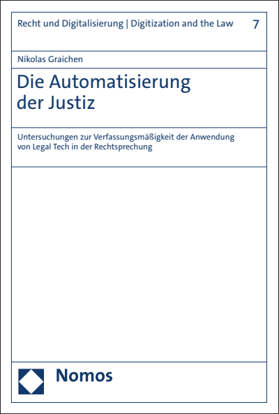 Cover des Buchs: Die Automatisierung der Justiz