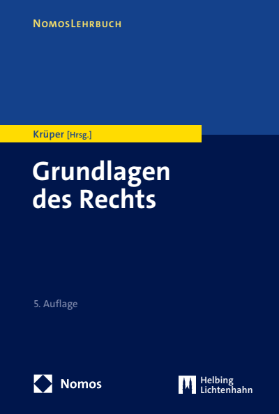 Cover des Buchs: Grundlagen des Rechts
