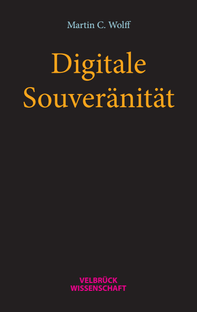 Cover des Buchs: Digitale Souveränität