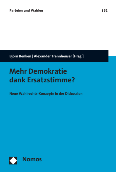Cover des Buchs: Mehr Demokratie dank Ersatzstimme?