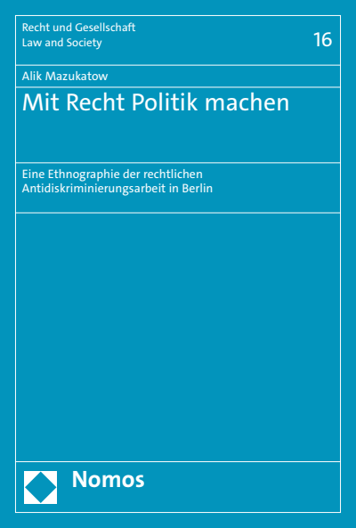 Cover des Buchs: Mit Recht Politik machen