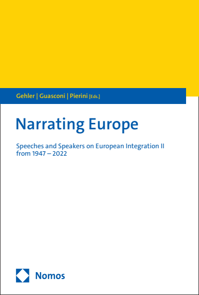Cover des Buchs: Narrating Europe