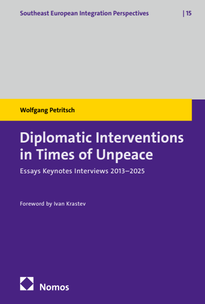Cover des Buchs: Diplomatic Interventions in Times of Unpeace