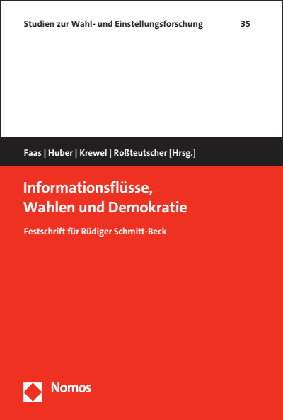 Cover des Buchs: Informationsflüsse, Wahlen und Demokratie
