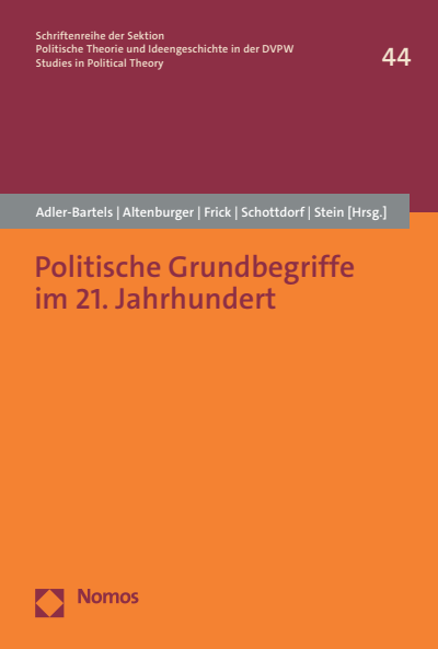 Cover des Buchs: Politische Grundbegriffe im 21. Jahrhundert