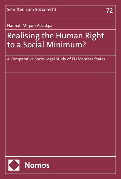 Cover des Buchs: Realising the Human Right to a Social Minimum?
